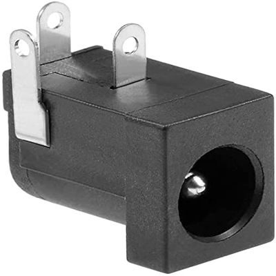 XYWHPGV 45Pcs PCB Mount DC005 5.5mm x 2.1mm 3 Pin Audio Video DC Power Connector Socket Black(ed11e cc229 625d4 9a4b4 7213a e70be