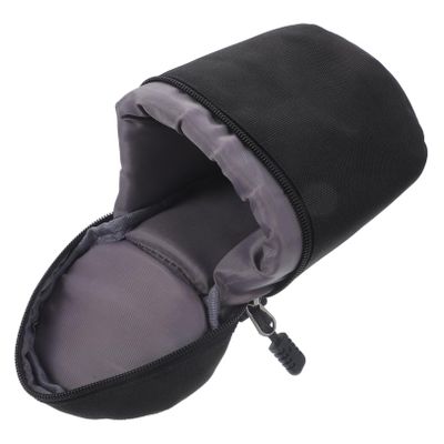 Uonlytech 3pcs Portable Camera Lens Case Protective Pouch Design for and Mirrorless Lenses Shockproof Storage Bag Fine Workmanship for Travel and Photography Random Style