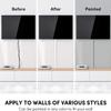 EVEO Cord Hider - 300 Cord Cover Wall Cable Hider, Cable Concealer, Wire Hiders for TV on Wall. Cable Management, Cord Hider Cable Raceway Wire Covers for Cords -18X (L17 W0.95 H0.5) - Medium - White view 4