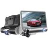3-Channel Dash Cam with Front and Rear Inside Views, 1080P Full HD with 170-degree Wide-Angle Lens, IR Night Vision, Loop Recording, Reverse Assist, and 24-Hour Parking Recording. view 1
