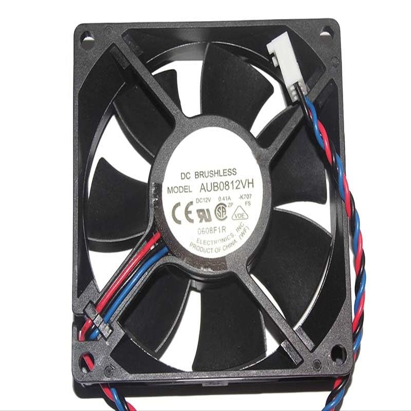 Zyvpee 8CM AUB0812VH 12V 0.41A 3Wire 8cm Cooling Fan 80 * 80 * 25mm