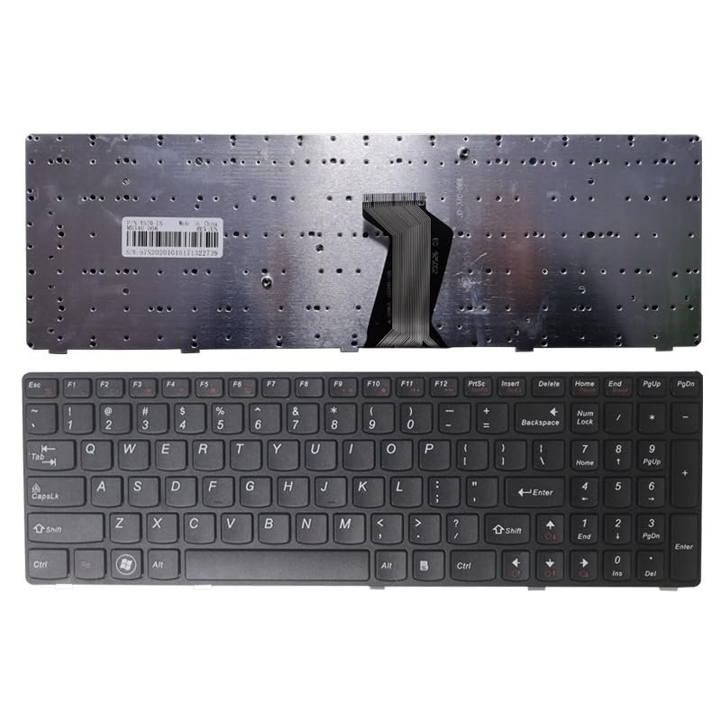 ANROI OEM US Keyboard for IBM Lenovo Ideapad Y570 Y570N Y570NT Y570P Y570I US Laptop Keyboard Accessories