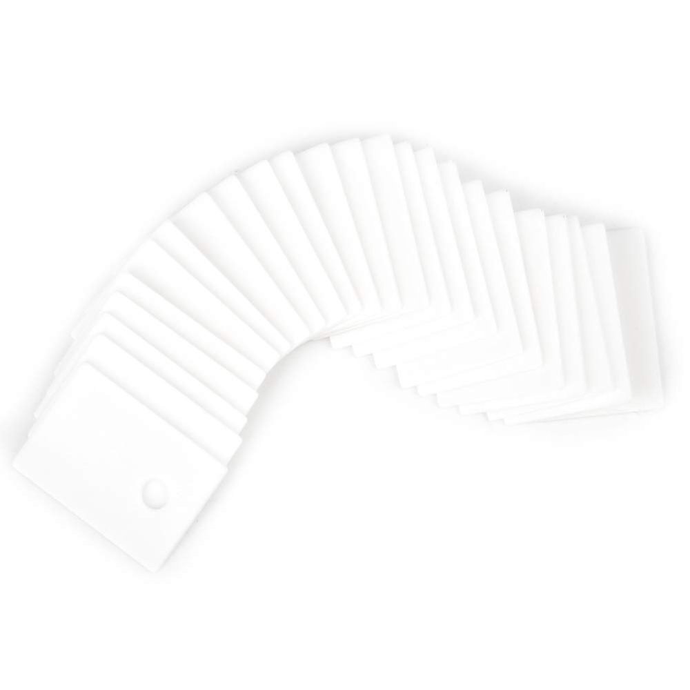100PCS Alumina Ceramic Insulating Sheet,TO-220 Ceramic Sheet Cooling Pad 3.2mm Hole MOS Transistor IGBT Cooling Pad