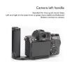 Camera Side Handle Vertical L Plate Bracket Camera Side Handle Grip with Cold Shoe Mount Ergonomic Camera Side Handle Vertical Shoot Plate for Mirrorless Camera view 2