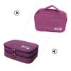 CAXUSD Travel Cord Organizer for Electronics Dual Portable Case for Cables Headphones Chargers Accessories for Travel and Commuting and Compact Design view 3