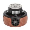 Ergonomic Wooden Handgrip for DSLR Camera Cage,Rosette Mount, 360 Degree Rotation, Aluminum Alloy Construction view 4