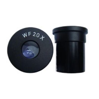 Microscope Accessories Kit Pair of 5X 10X 15X 16X 20X Wide-Angle Eyepieces Mounting Size 23.2mm Microscope Slides (Color : 20X)