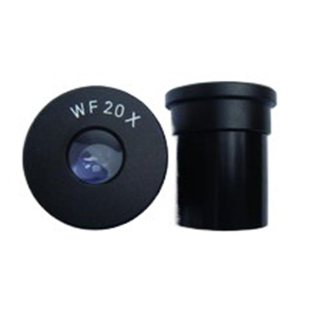 Microscope Accessories Kit Pair of 5X 10X 15X 16X 20X Wide-Angle Eyepieces Mounting Size 23.2mm Microscope Slides (Color : 20X)