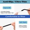 Omnful Glasses Ear Cushion Longer Length with Soft Knitting Cotton, Anti-Slip Elastic Eyeglasses Ear Grips for Glasses, Sunglass Temple Tips Sleeve Retainer - Eye glasses Ear Cushions, 3pairs Brown view 3