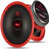 GRTSKY MX80E2 Loudspeaker 8 Inch Midrange 640 Watts 4 Ohms Red Bullet, Premium Quality Audio Door Speakers for Car or Truck Stereo Sound System, Red (2 Speakers) view 1