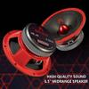 GRTSKY MX80E2 Loudspeaker 8 Inch Midrange 640 Watts 4 Ohms Red Bullet, Premium Quality Audio Door Speakers for Car or Truck Stereo Sound System, Red (2 Speakers) view 4