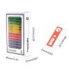 Microscope Accessories Kit 48/60Pcs Prepared Plastic Microscope Slides Biological Microscope Slides (Color : 60pcs) view 3
