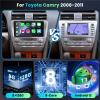 8-Core 8+128G Android Car Radio Stereo for Toyota Camry 2006-2011 with Wireless Carplay Android Auto, 9 Inch QLED Touch Screen, WiFi/4G, GPS Navi, DSP/Hi-Res, AM/FM, Bluetooth 5.0, Backup Camera view 3