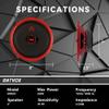 GRTSKY MX80E1 Loudspeaker 8 Inch Midrange 560 Watts 6 Ohms Red Bullet, Premium Quality Audio Door Speakers for Car or Truck Stereo Sound System, Red (2 Speakers) view 3