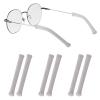 Omnful Glasses Ear Cushion Longer Length with Soft Knitting Cotton, Anti-Slip Elastic Eyeglasses Ear Grips for Glasses, Sunglass Temple Tips Sleeve Retainer - Eye Glasses Ear Cushions, 3pairs Grey view 1