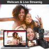 GREUIGNREINGRUG Digital Video Camera Vlogging Live Streaming 4K Camcorder 56MP 3.0Inch IPS Touch Screen WiFi IR Night Vision 18X Digital Zoom with 64G SD Card view 2