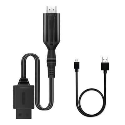 DAGIJIRD HD Converter Adapter 720P 1080P for WII, Video Audio HD Cable Converter Adapter