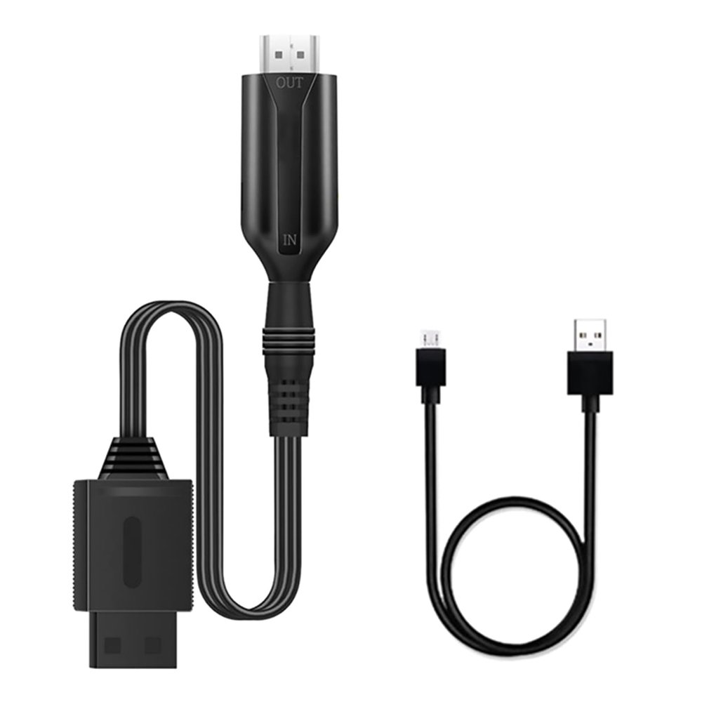 DAGIJIRD HD Converter Adapter 720P 1080P for WII, Video Audio HD Cable Converter Adapter