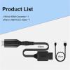 DAGIJIRD HD Converter Adapter 720P 1080P for WII, Video Audio HD Cable Converter Adapter view 2
