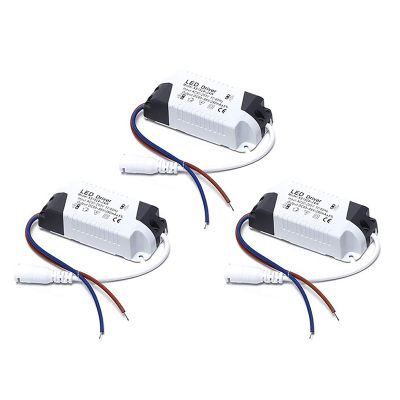 DAGIJIRD 18-24W Waterproof LED Driver AC 90-265V to DC65-86V Low Voltage Output Adapter for LED Strip Lights, 3PCS