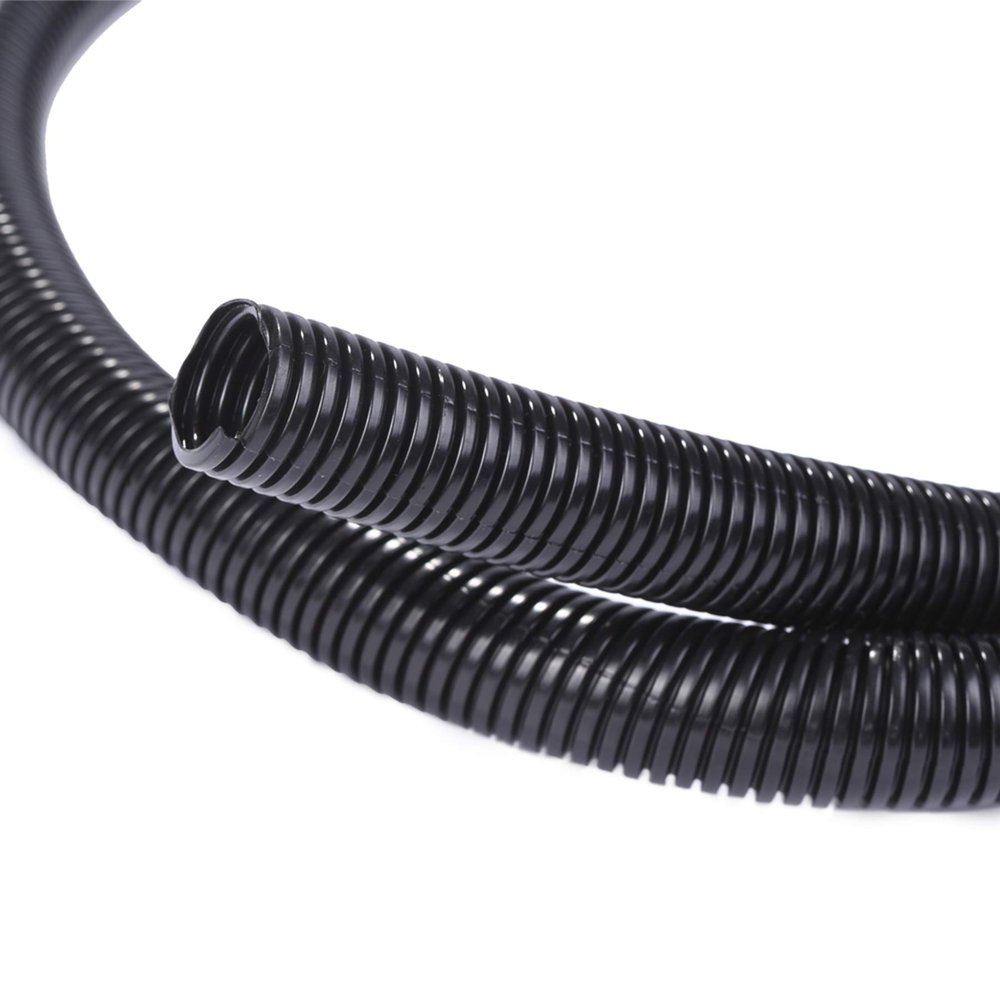 Alex Tech 10ft - 1/2 inch Split Wire Loom Tubing - Black
