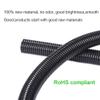 Alex Tech 10ft - 1/2 inch Split Wire Loom Tubing - Black view 2