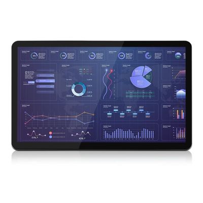 SunKol 13.3" Embedded Industrial Touch Panel PC,16:9 Capacitive Touch Screen All-in-one, 3xUSB2.0, 1xUSB3.0, HDMI, VGA, 2xRS232, LAN (J1800, 8G-DDR3 RAM 512G SSD)