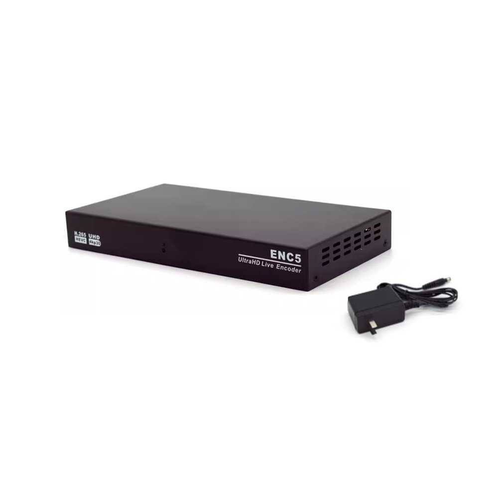 WayPonDEV Link Pi ENC5 5-Port NDI 4K HDMI Encoder,1080P Video Decoder, Support NDI/SRT/HX/RTMP/RTSP/ONVIF for YouTube Facebook Live Broadcast, with ARM Cortex A9 CPU