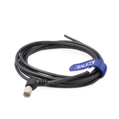 Eonvic Power I/O Cable HR10A-7P-6S Right Angle Hirose 6 Pin Female to Flying Shielded Trigger Cable for Basler Sony CCD XC-75 Industrial Camera