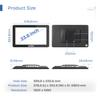 23.6 inch Embedded Industrial Panel PC, Capacitive 1920*1080 Touch Screen, VESA Bracket, IP65 Computer for Automation, HDMI, 2xLAN, 4xUSB, 2xRS485, 4xRS232(I5-7200U,No RAM & Storage & System) view 3