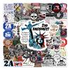 100pcs 2nd Amendment Freedom Bare Gun Security Waterproof Vinyl Stickers for Adults for Water Bottles Laptop Suitcase for Birthday Party Supplies Halloween Decoration Favors view 4