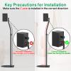 Speaker Stand Pair for Samsung Stands and Wall Mount - 33" to 42" Height Adjust Floor Stand for Samsung Surround Sound Rear Speakers with Keyhole & Thread Hole view 4