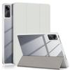 Gylint Case for Xiaomi Redmi Pad SE 11'' 2023, Hybrid Slim Case Cover [Built-in Pencil Holder] Shockproof Cover with Clear Transparent Back Shell for Xiaomi Redmi Pad SE Gray view 1