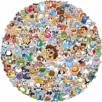200PCS Animal Stickers,Cute Animal Stickers for Kids 2-4,Waterproof Vinyl Stickers for Water Bottles,Laptop,Bumper,Skateboard,Kawaii Sticker Gifts