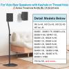 Speaker Stands for Vizio Speaker Stands Pair with Speaker Wall Mount - Floor Speaker Stand for Vizio Surround Sound Speaker Stands Height Adjustable for Vizio M512a-h6 M51ax-J6 Speaker Stand view 2