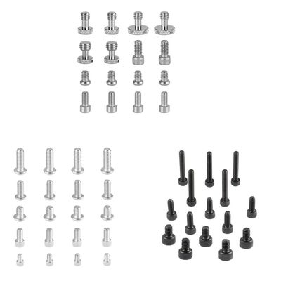 CAMVATE 1/4"-20 & 3/8"-16 & M5 Thread Screw + 1/4"-20 Stainless Steel Screw + M4 Threaded Screw
