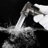 FINLIX Toilet Handheld Bidet Sprayer Handheld Toilet Bidet Sprayer Set Kit Cloth Diaper Sprayer Kit Brass Cold Water with Hose Grey Toilet Spray Gun Set view 2