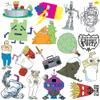 Aqua Teen Hunger Force Variety 100ct Vinyl Large Deluxe Stickers Variety Pack - Laptop, Water Bottle, Scrapbooking, Tablet, Skateboard, Indoor/Outdoor view 3