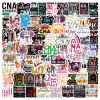 120Pcs CNA Stickers Pack, Life Aesthetic Vinyl Waterproof Sticker Decals for Water Bottle,Laptop,Phone,Skateboard,Scrapbooking,Bumper Choice for Fans for Party Supply view 1