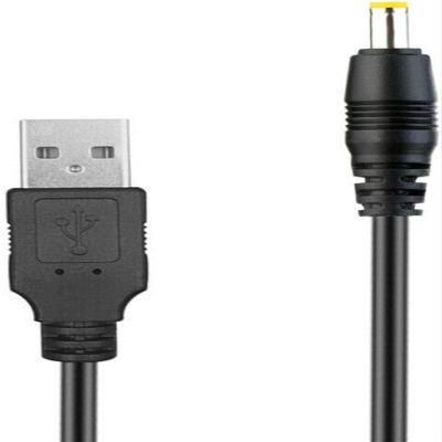Marg USB to 3.5mm 1.3mm Plug Tip Connector Laptop PC 5V DC Power Supply Cord