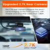 [ Bundle 3 Items: Vantrue E2 2.7K Dash Cam + Vantrue 512GB SD Card + Hardwire Kit ] 2.7K + 2.7K Dash Cam Front and Rear, Buffered Parking Mode, GPS, Voice Control view 3