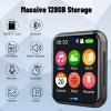 128GB MP3 Player with Bluetooth 5.3, Portable Digital Lossless Music Player with Built-in Speaker, 2.0 in Full Touch Screen, HiFi Sound, FM Radio, Voice Recorder, Earphones Included view 2