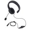 Pdflie Single Side Over-ear Headset Over The Head Headphone VOX PTT Boom Mic Two Way Radio Earpiece Compatible with Motorola Walkie Talkie dp2600 xpr 3300e 3500e 3300 3500 xirp 628(Black,Wired) view 1