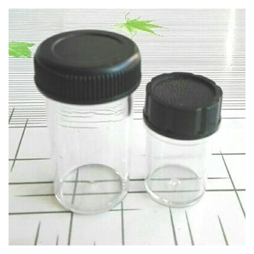 Microscope Accessories Kit 5PCS Microscope Lens Protection Box RMS Thread Microscope Plastic Lens Microscope Slides (Color : Length 61.8mm)