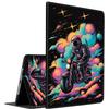Case for New iPad 10th Generation Case 2022 10.9 Inch, Multi-Angle Smart Stand Cover Auto Sleep/Wake for iPad 10th Gen 10.9 inch 2022, Astronaut on Motorcycle view 1