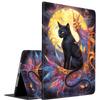 Case for iPad Pro 11 Inch 4th/3rd/2nd/1st Generation 2022/2021/2020/2018, Multi-Angle Smart Stand Cover Auto Sleep/Wake Fit iPad Air 4/5, Moon Cat view 1
