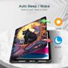 Case for iPad Pro 11 Inch 4th/3rd/2nd/1st Generation 2022/2021/2020/2018, Multi-Angle Smart Stand Cover Auto Sleep/Wake Fit iPad Air 4/5, Moon Cat view 3