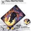 Case for iPad Pro 11 Inch 4th/3rd/2nd/1st Generation 2022/2021/2020/2018, Multi-Angle Smart Stand Cover Auto Sleep/Wake Fit iPad Air 4/5, Moon Cat view 4