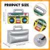 YOTHORN Inflatable Phone and Inflatable Radio Boombox,80s 90s Hip Hop Party Decoration,Music Themed Party Decorations,Rappers B-Boys Costume Accessory for Disco Retro Theme Party Decorations view 2