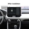 10.1" 2+32GB Android Car Radio for Toyota RAV4 XA50 2019 2020 (No Screen) Stereo Dash Kit Built-in Car-Play Android Auto GPS Navigation,Support FM/SWC/Rear View view 3